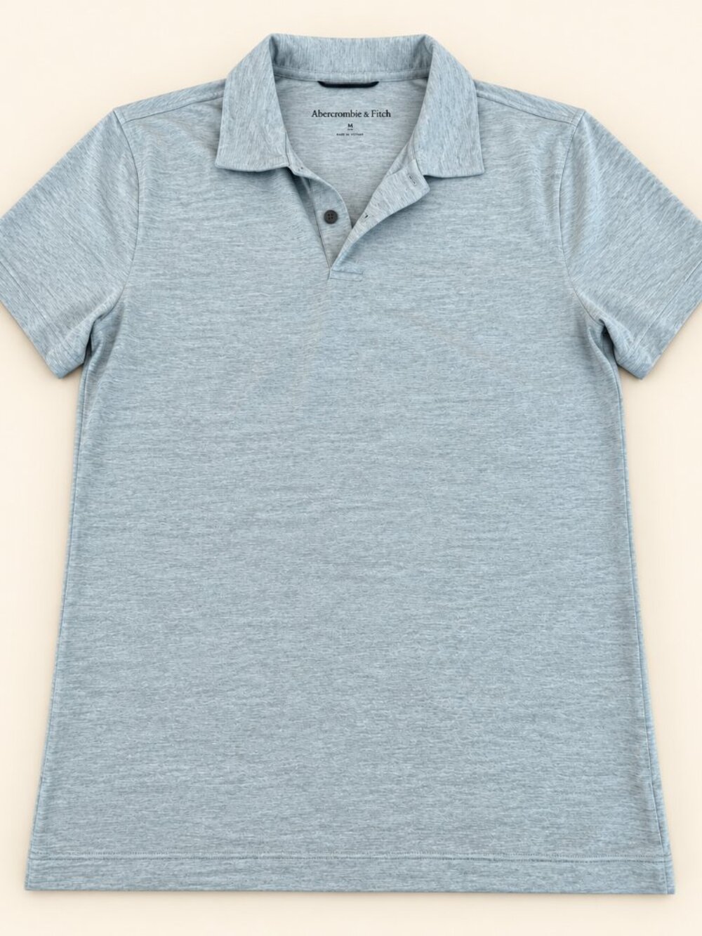 Abercrombie Mens Performance Polo Shirt Green Medium Golf